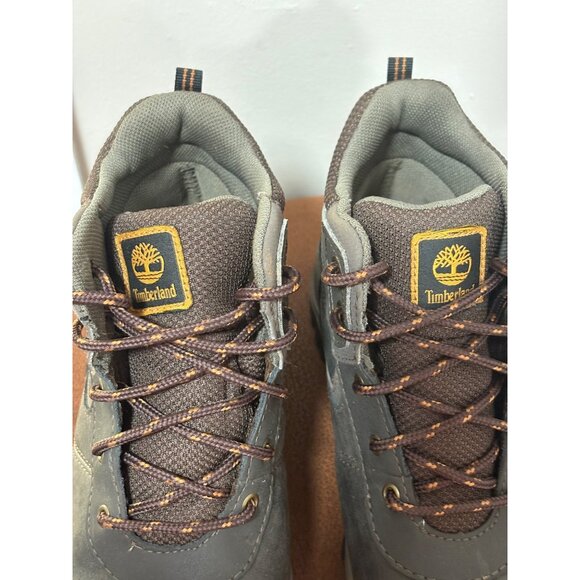 TIMBERLAND MT. MADDSEN BOYS YOUTH HIKING WATERPROOF MID TOP BOOTS SIZE 4 LACE UP - Picture 3 of 10